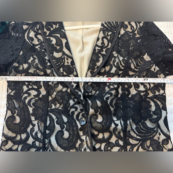 Collective Concepts Black Lace Blazer - Picture 5 of 9